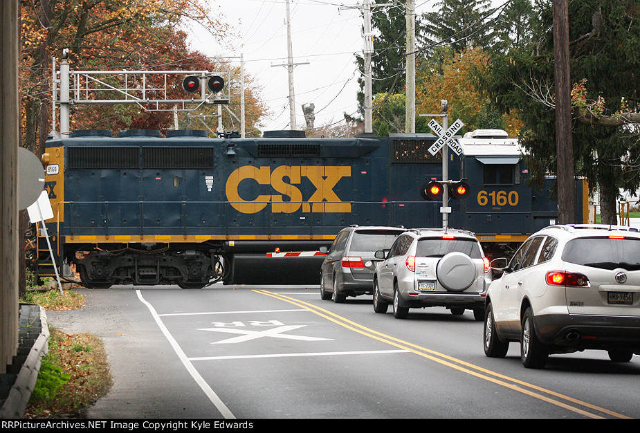 CSX GP40-2 #6160 on C964-28